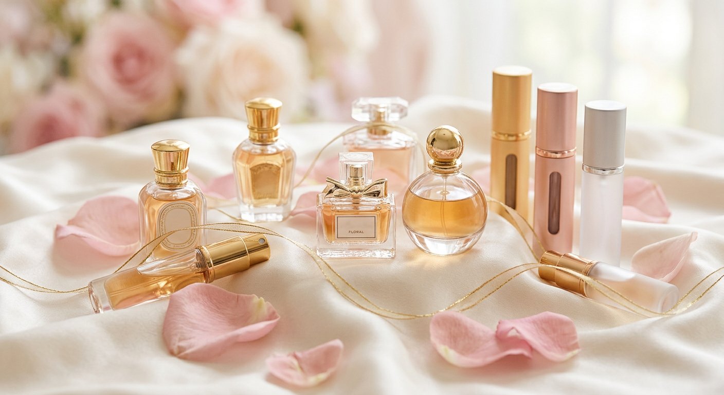 MiniMuse luxury mini perfume collection in pocket-sized bottles, Accra Ghana